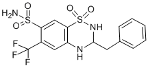 Bendroflumethiazide Structure