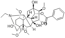 Benzoylaconine Structure