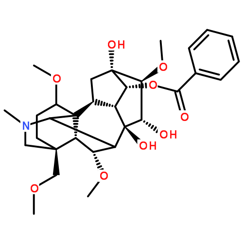Benzoylhypacoitine Structure