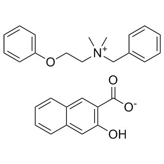 Bephenium hydroxynaphthoate Structure