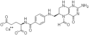 Calcium levofolinate Structure