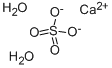Calcium sulfate dihydrate Structure