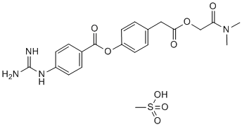 Camostat mesylate Structure