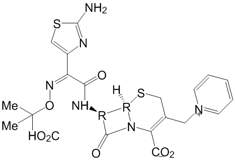 Ceftazidime Pentahydrate Structure