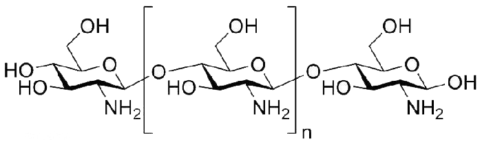 Chitosan (MW 50,000-190,000) Structure