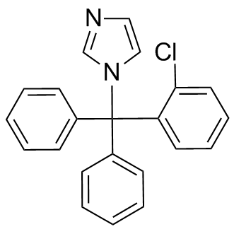 Clotrimazole Structure