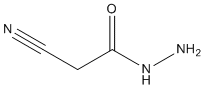 Cyanoacetohydrazide Structure