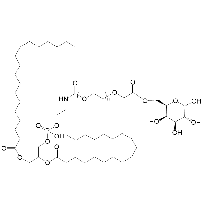 DSPE-PEG-Galactose Structure