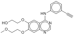 Desmethyl Erlotinib Structure