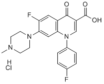 Difloxacin hydrochloride Structure