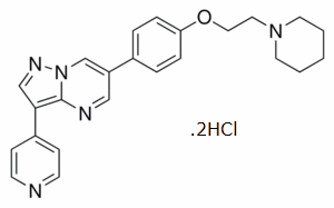 Dorsomorphin dihydrochloride Structure