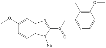 Esomeprazole Sodium Structure