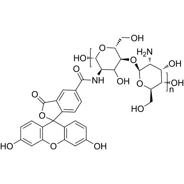 FITC-Chitosan (MW 2000) Structure
