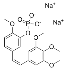 Fosbretabulin disodium Structure