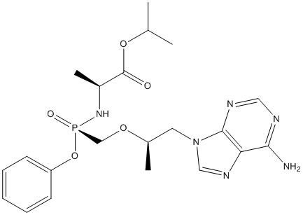 Tenofovir alafenamide Structure
