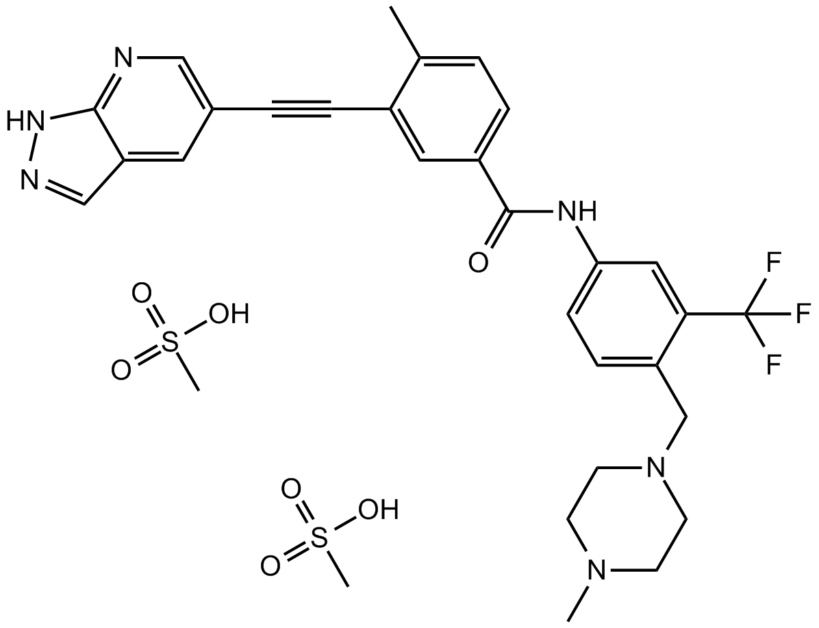 Olverembatinib dimesylate Structure