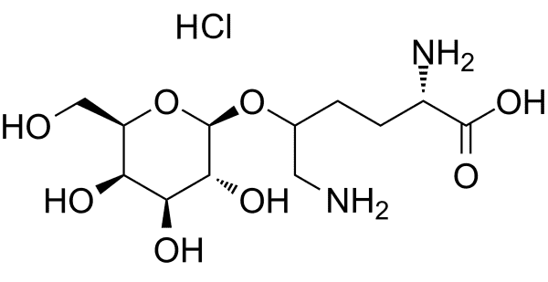 Galactosylhydroxylysine hydrochloride Structure