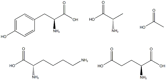 Glatiramer acetate Structure