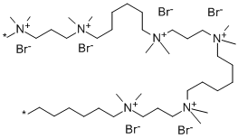 Hexadimethrine bromide Structure