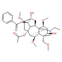 Indaconitine Structure