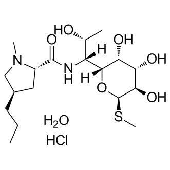Lincomycin hydrochloride monohydrate Structure