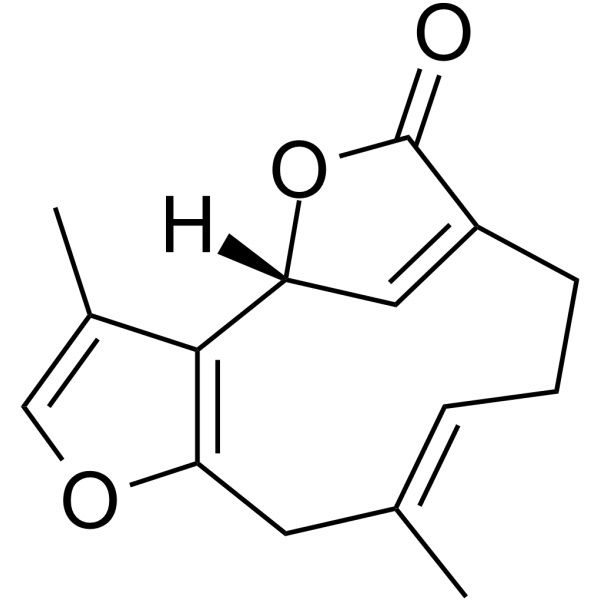Linderalactone Structure