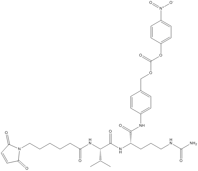 Mc-Val-Cit-PABC-PNP Structure