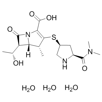 Meropenem trihydrate Structure