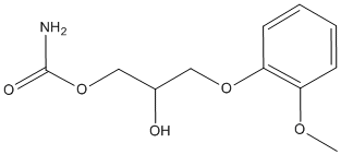 Methocarbamol Structure