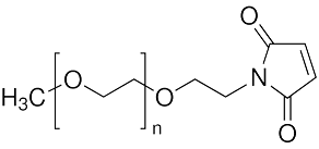 Methoxypolyethylene glycol maleimide Structure
