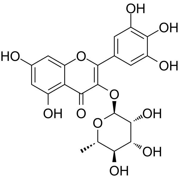 Myricetrin Structure