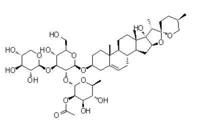Deacetyl-ophiopojaponin-A Structure
