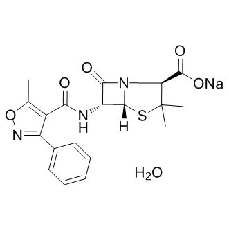 Oxacillin sodium monohydrate Structure