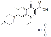 Pefloxacin Mesylate Structure