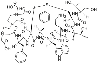 Pentetreotide Structure
