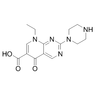 Pipemidic acid  Structure