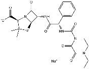 Piperacillin Sodium Structure
