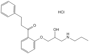 Propafenone hydrochloride Structure