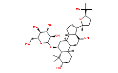 Pseudoginsenoside-RT5 Structure