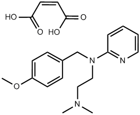 Pyrilamine Maleate Structure