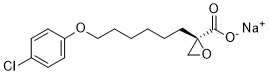 Etomoxir sodium salt Structure