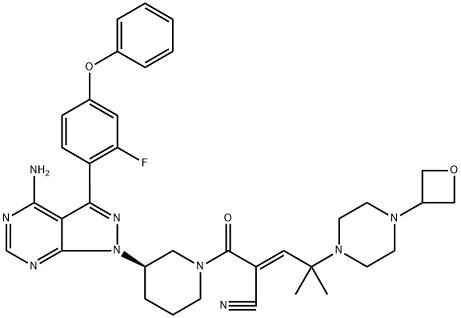 (E)-Rilzabrutinib Structure