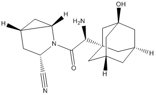 Saxagliptin Structure