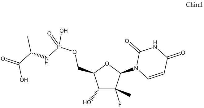 Sofosbuvir metabolites GS566500 Structure