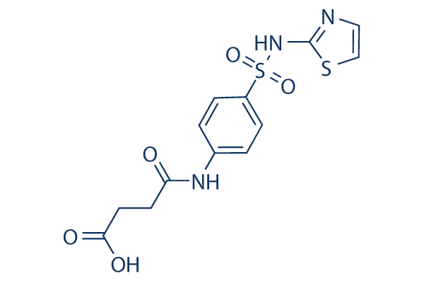 Succinylsulfathiazole Structure