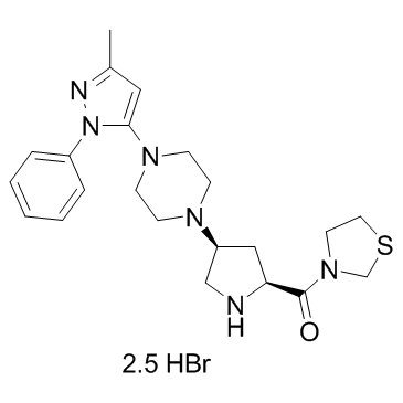 Teneligliptin hydrobromide Structure