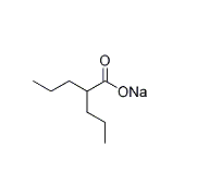 Valproic acid sodium Structure