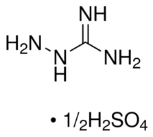 Aminoguanidine hemisulfate salt Structure