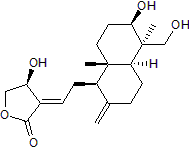 Andrographolide Structure
