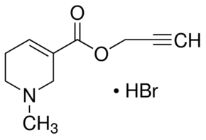 Arecaidine propargyl ester hydrobromide Structure